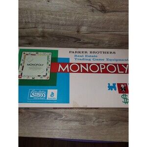 1961 monopoly game complete Made In The Usa